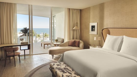 guestroom in Four Seasons Hotel and Residences Fort Lauderdale Florida