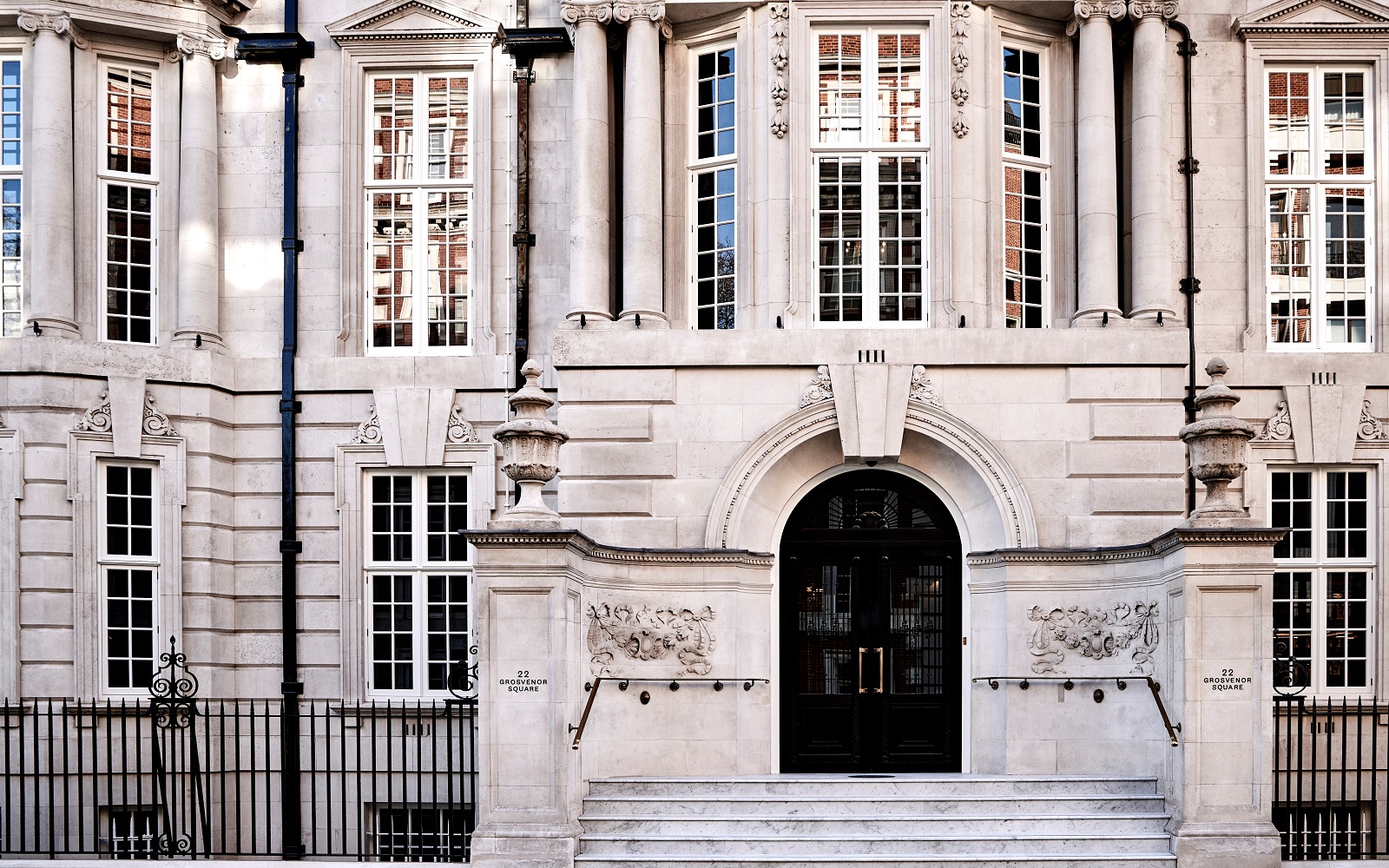 facade and entrance of The Twenty Two on Grosvenor Square