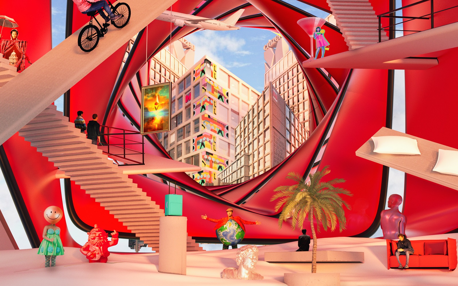 Image caption: citizenM was one of the first hotel brands to buy property in the metaverse. | Image credit: citizenM