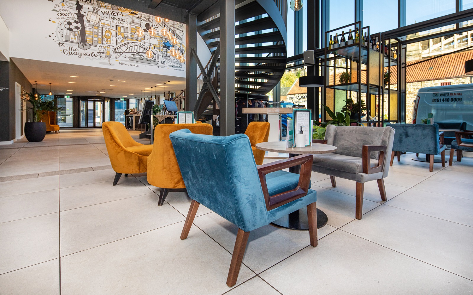 CTD Architectural tiles in Melia Hotel Newcastle