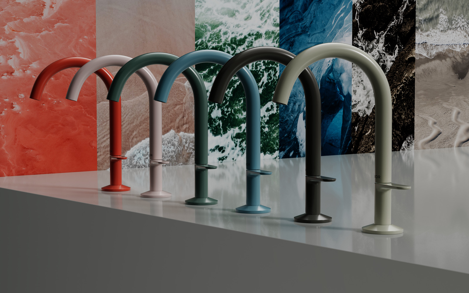 AXOR Kitchen taps in various colours