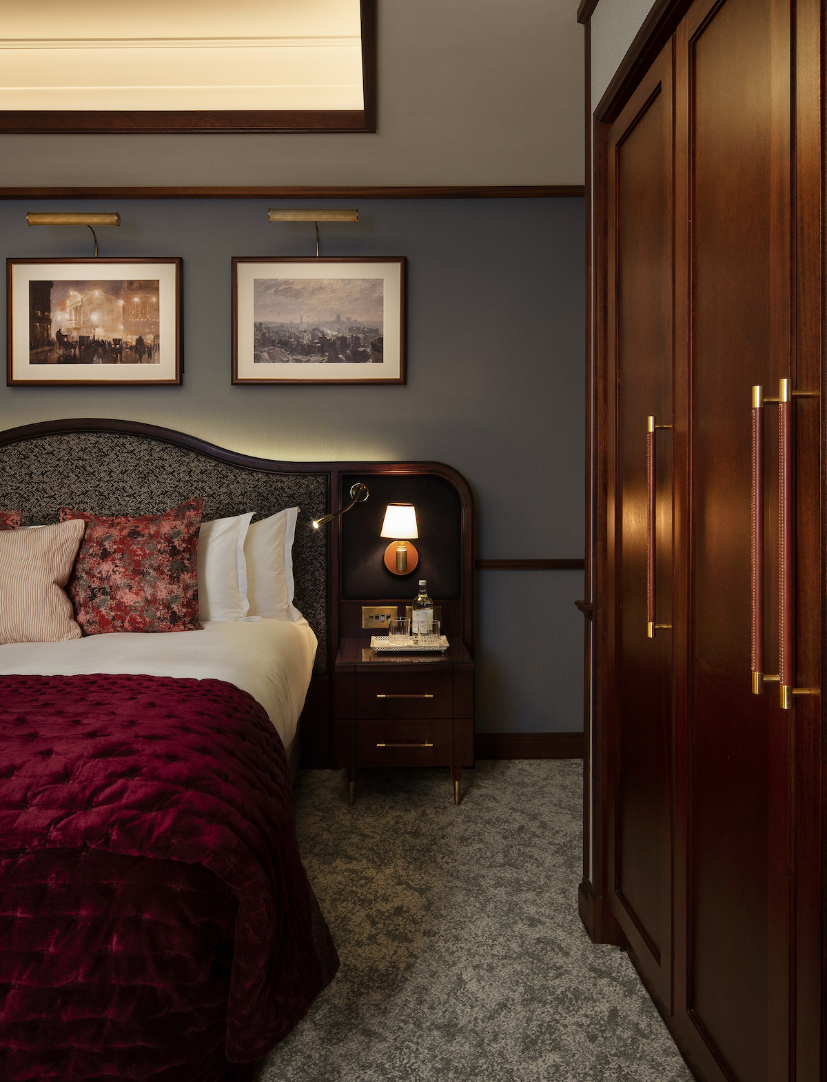 Image caption: The guestrooms inside The Stafford Hotel were designed by Dale Atkinson and his team, following winning over the client when the studio designed the hotel's American Bar. | Image credit: Rosendale Design