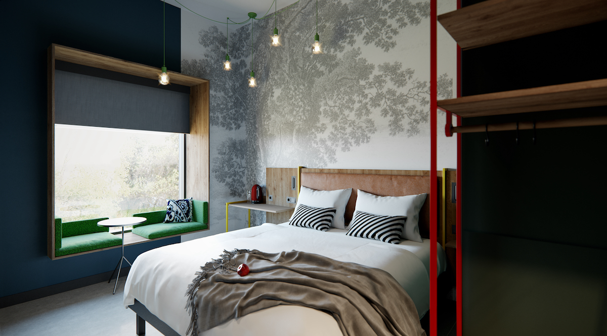 Ibis Styles Copenhagen with nature-inspired walls