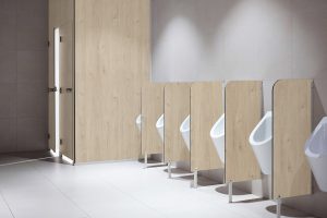 unilin mdf panels used as toilet screens
