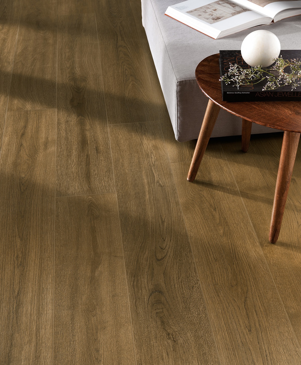 Entice porcelain tile collection by Atlas Concorde in Browned Oak