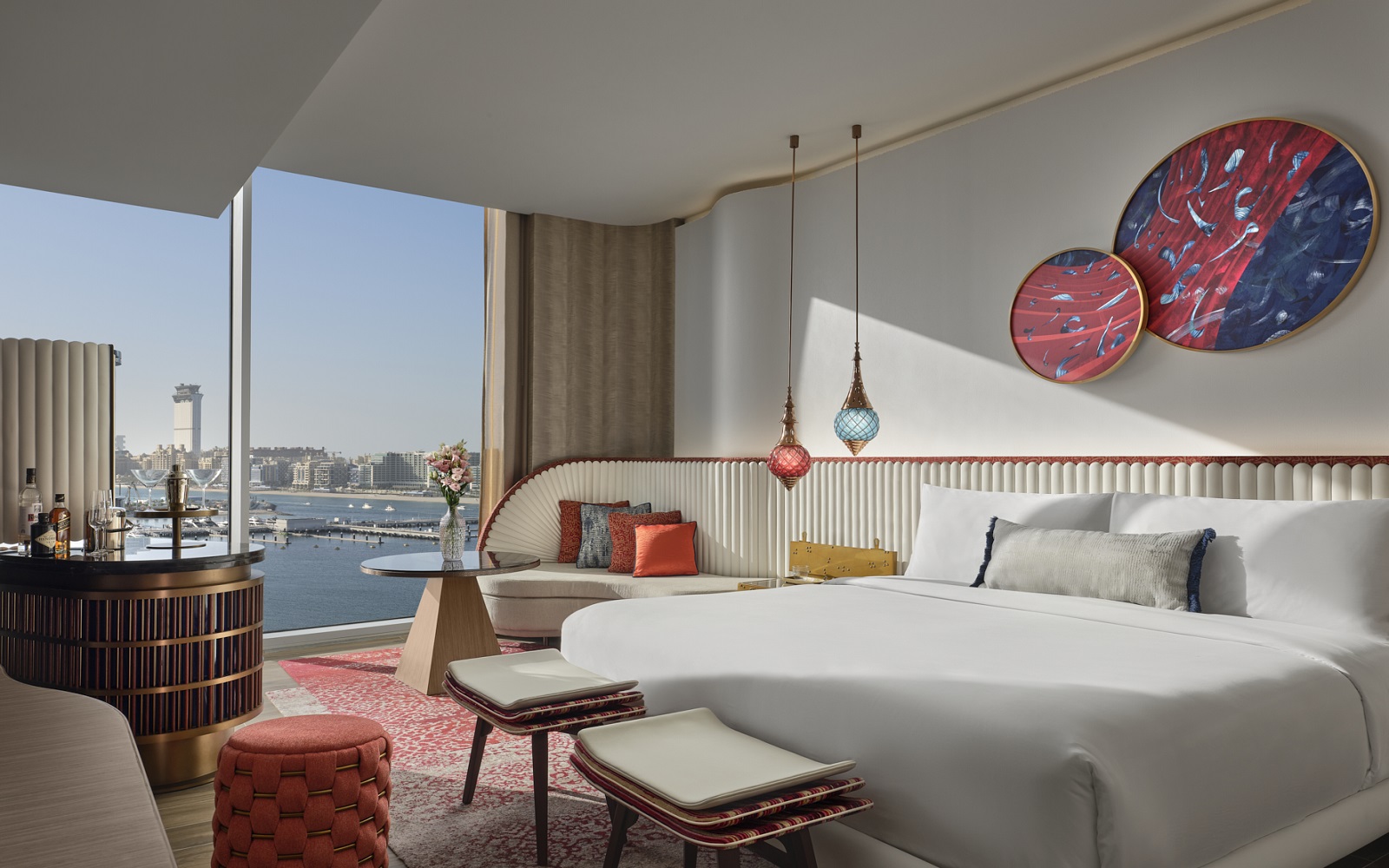 guestroom designed by BLINK at the W Dubai - Mina Seyahi