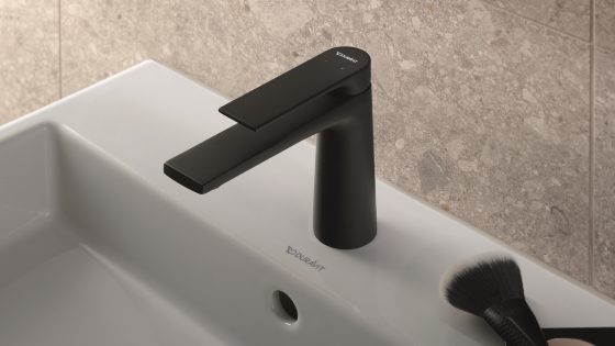 Tulum tap in black finish for Duravit by Philippe Starck