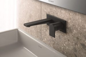 Tulum tap in black finish for Duravit by Philippe Starck