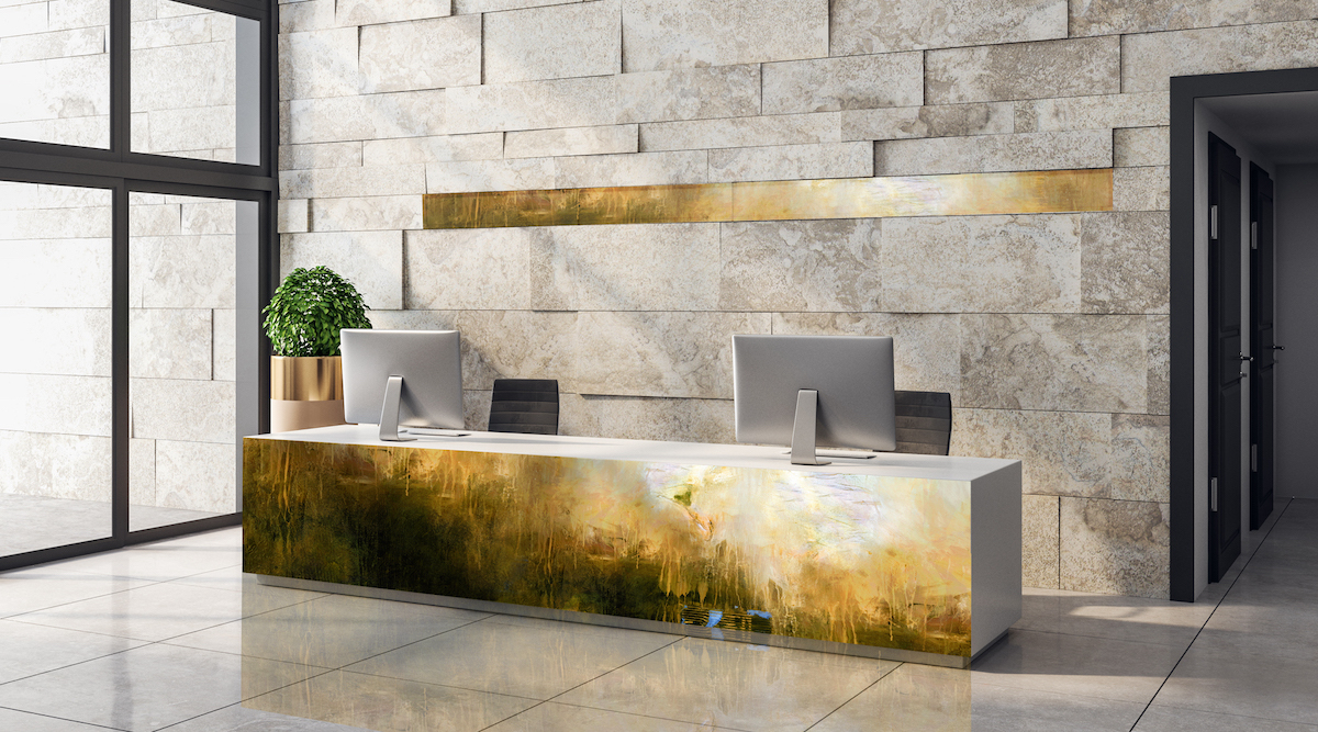 Commercial Stone Reception