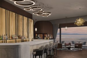 the cigar lounge with interior design by KCA in the JW Marriott Istanbul Marmara Sea