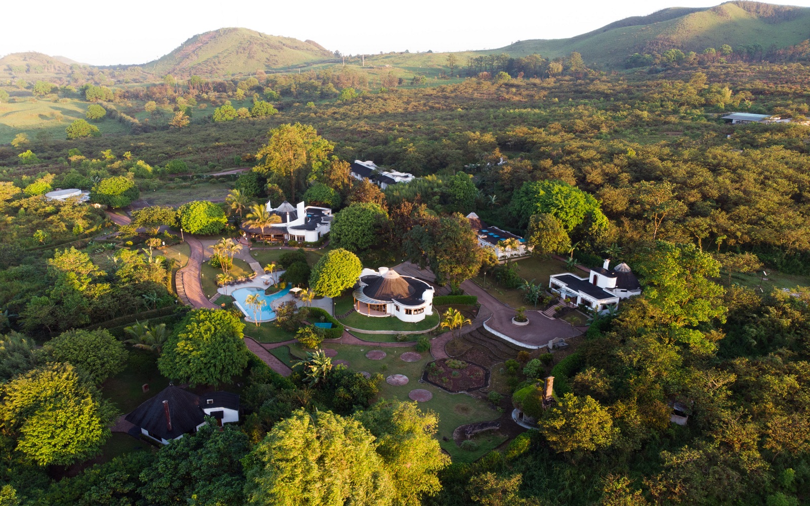aerial view of the Royal Palm Galapagos Curio Collection by Hilton