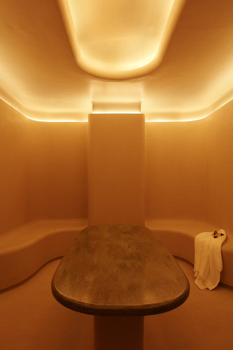 organic curves and surfaces in the spa at SO/Paris
