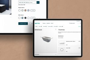 online product configurator from Bette • Hotel Designs