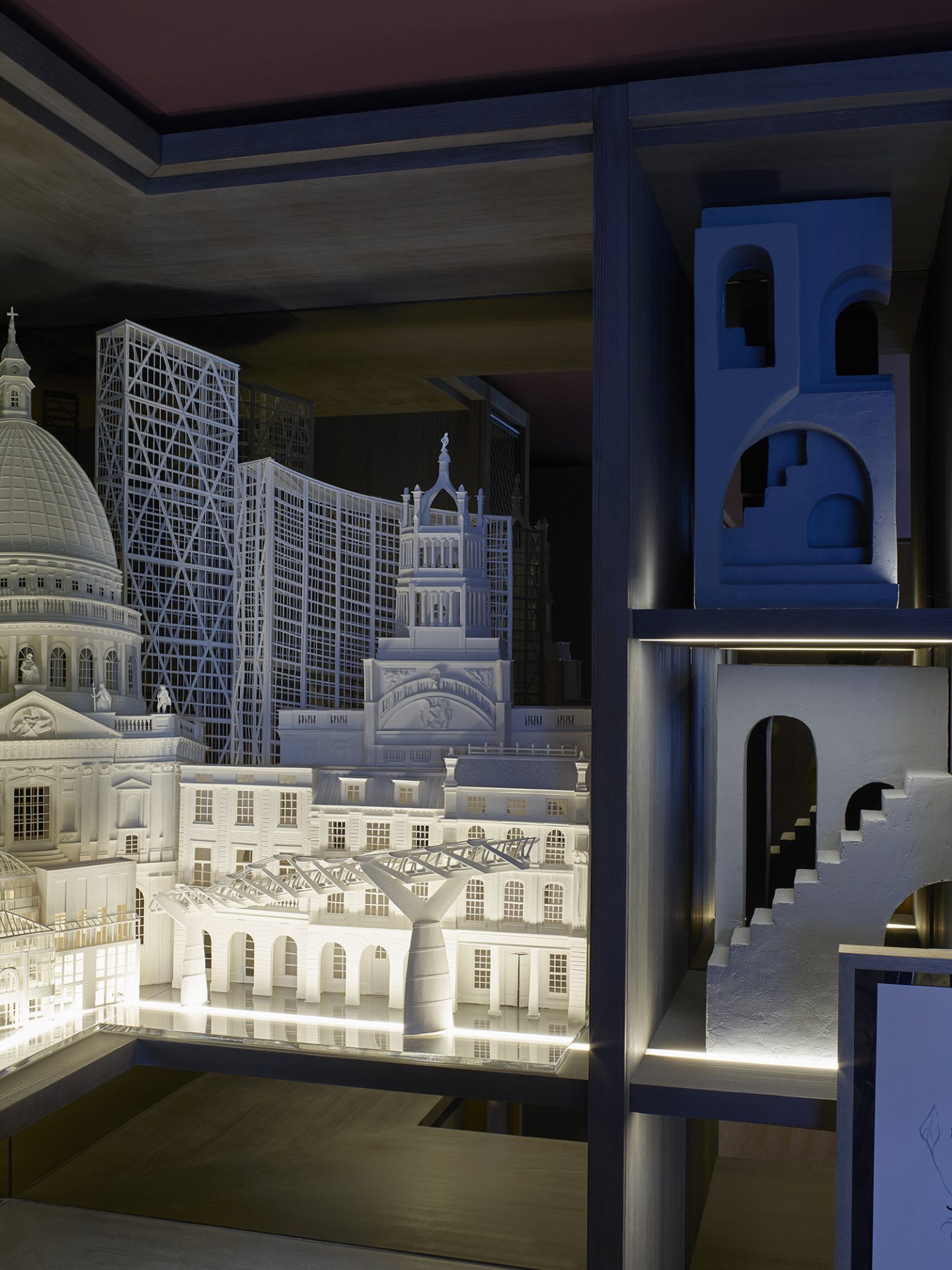 A model plan of London inside The Londoner