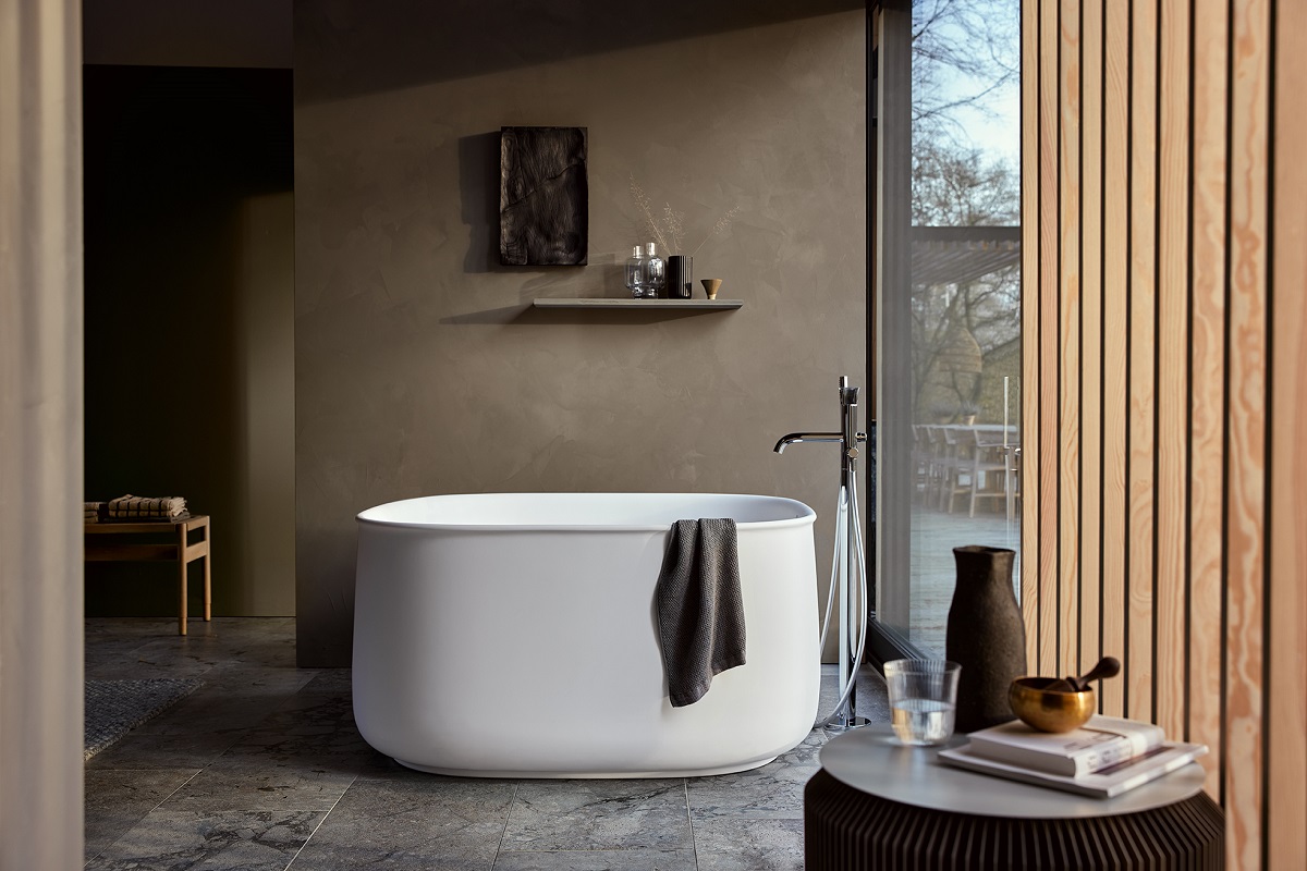 Zencha freestanding bath by duravit