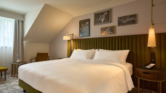 guestroom in Hotel Saski Krakow, Curio Collection by Hilton