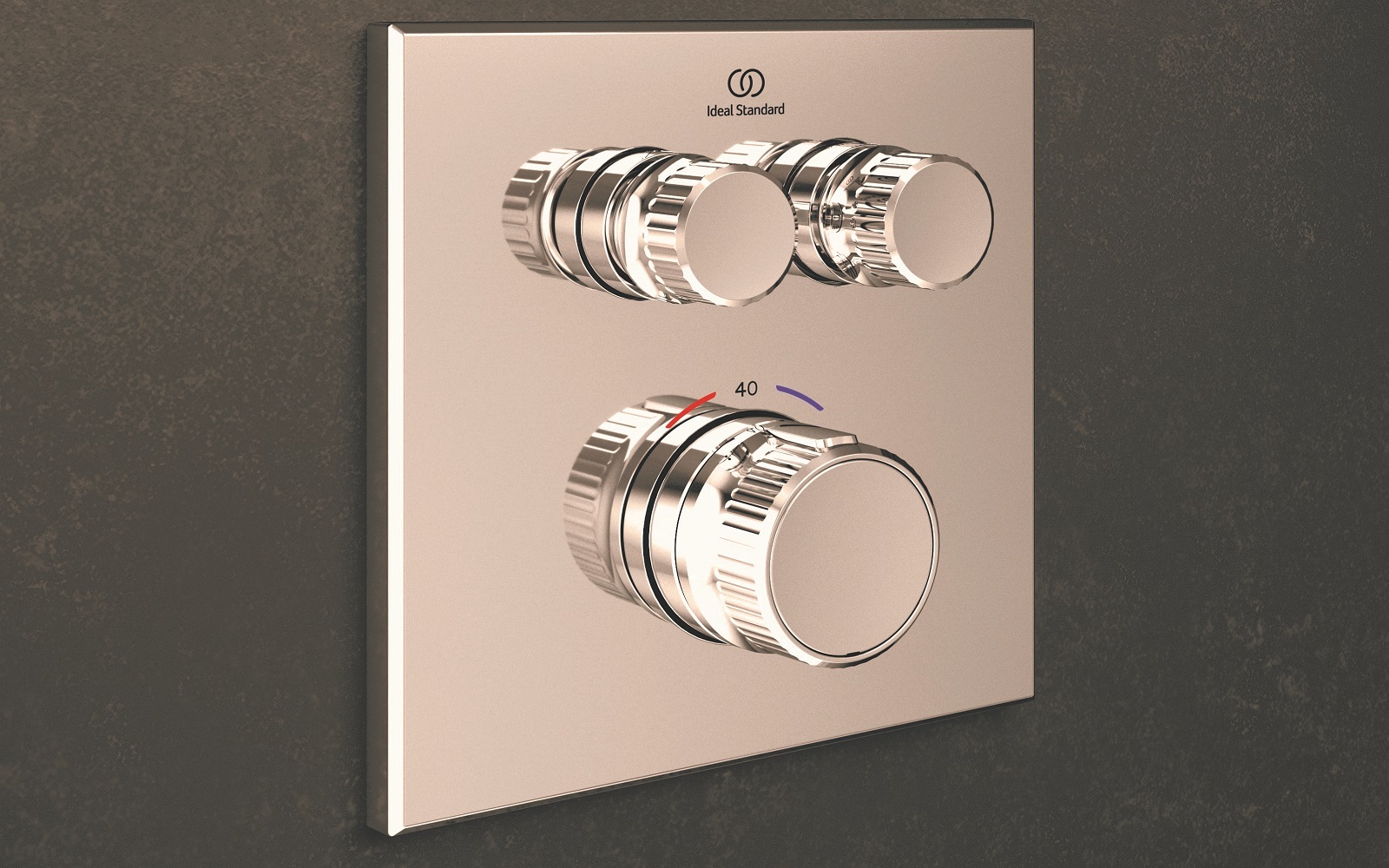 Ideal Standard built-in thermostatic shower valves Ceratherm Navigo