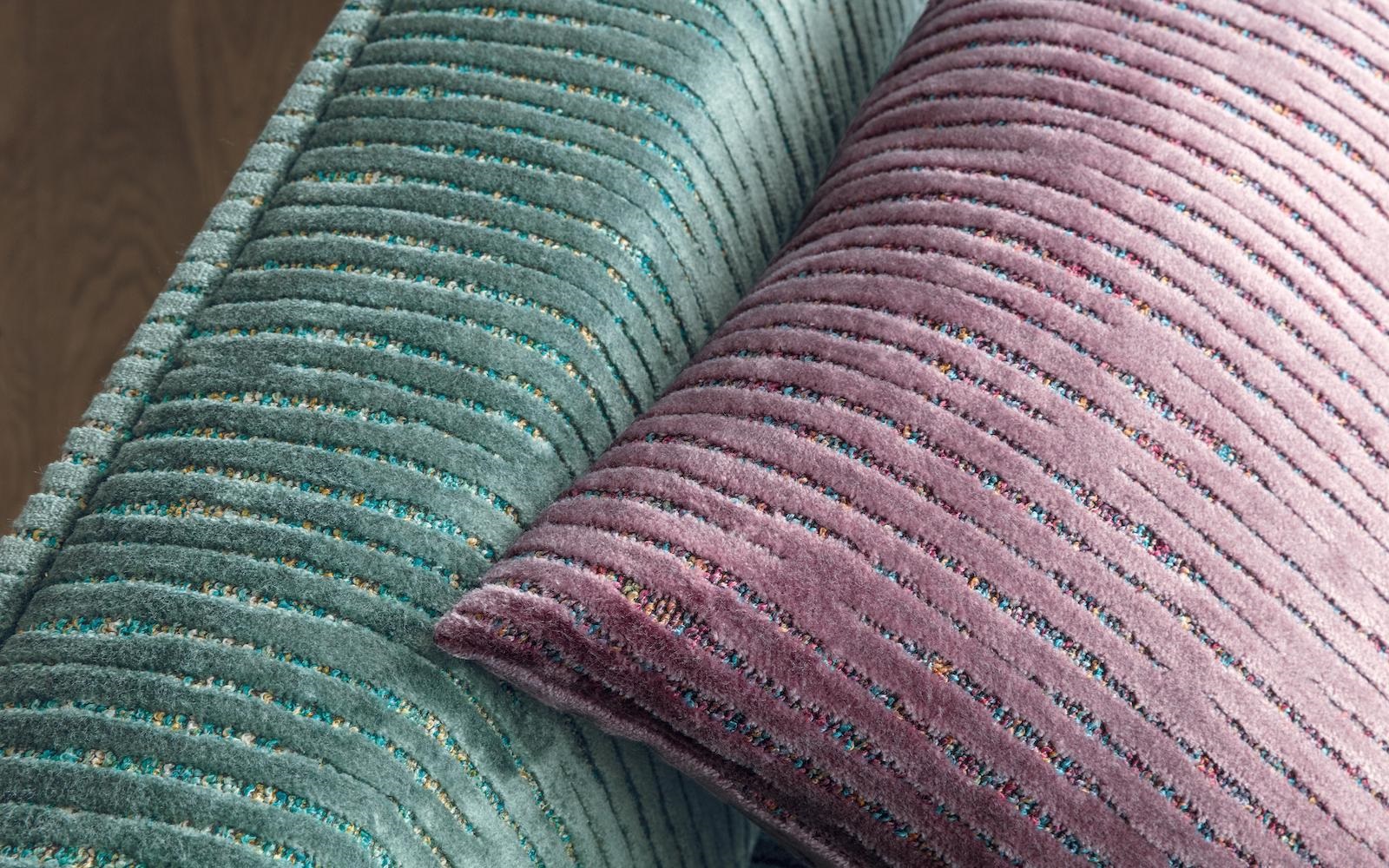 Soho, a velvet upholstery fabric from Sekers