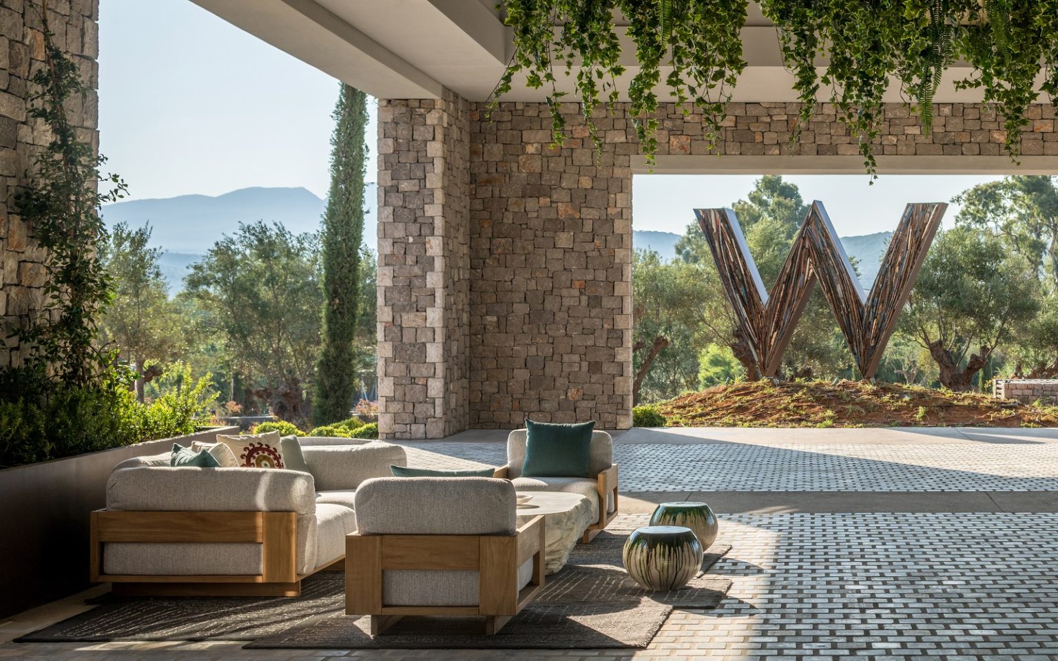 Miniview: authenticity meets modernity at W Costa Navarino • Hotel Designs