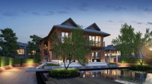 teak villa with private pool at Aleenta Chiang Mai Resort