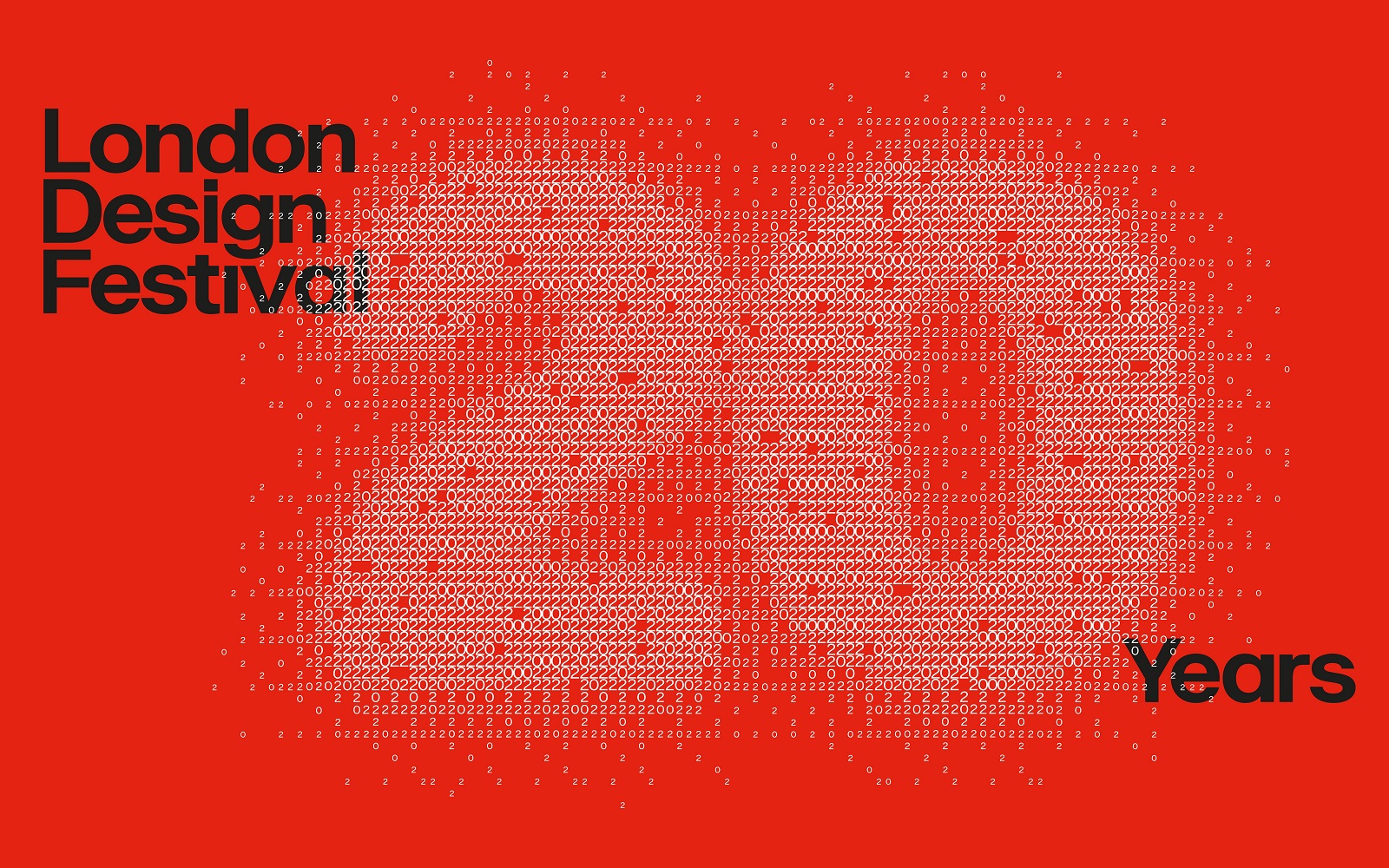 London Design Festival LDF22 20 year logo