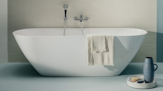 Lua freestanding bath by Laufen