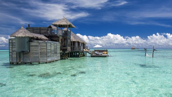 Crusoe Villas, in the middle of the ocean in the Maldives at Gili Lankanfushi