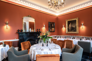 dining room in traditional setting at Schloss Roxburghe