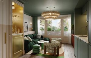 garden suite with soft seating in Locke Paris