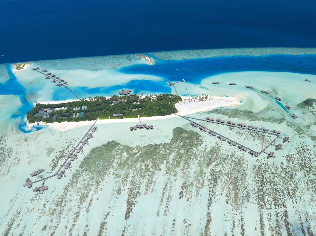Aerial Shot of Gili Lankanfushi
