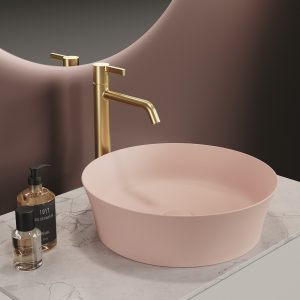 conca washbasin from Ideal Standard on marble vanity