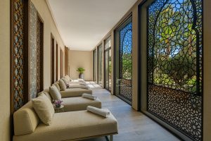 moroccan design details in the spa at Fairmont Tazi Palace Tangier