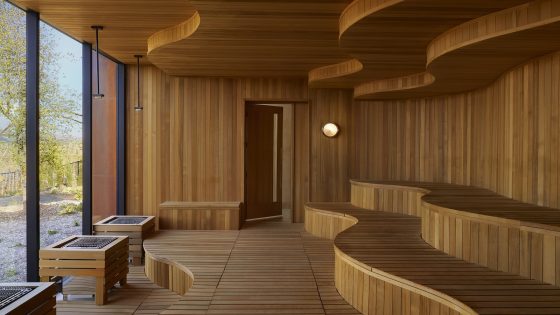 Halehouse spa with Springhouse cedar sauna