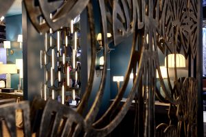 brutalist chandelier designed by Northern Lights