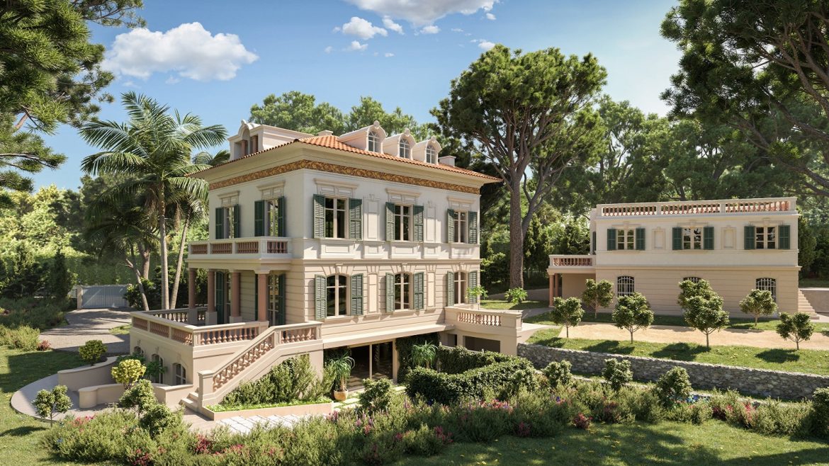 new private villas in garden at Grand-Hôtel du Cap-Ferrat