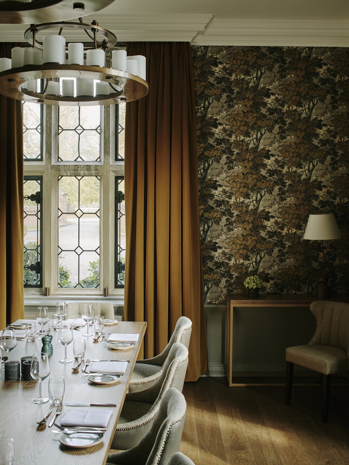 period dining room with interior design by Ica