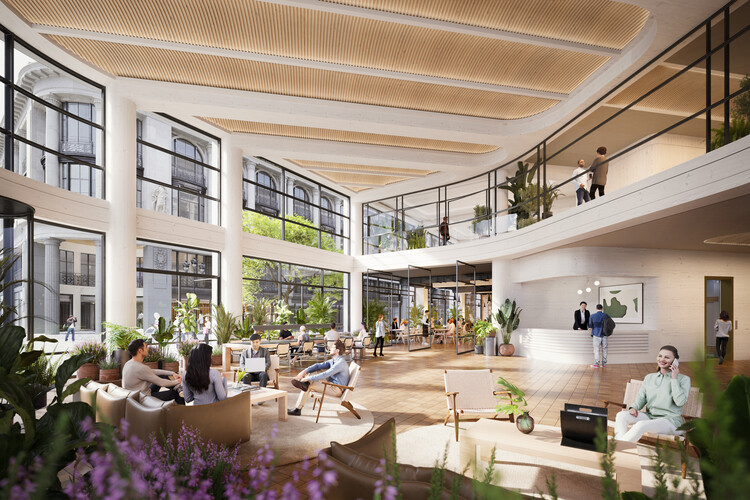 Foster + Partners render of inside The William