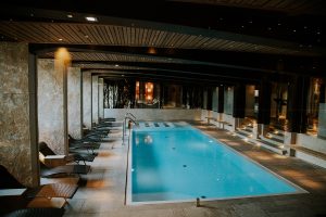 swimming pool and spa at Rosapetra Spa Resort