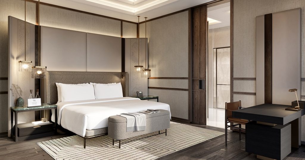 Waldorf Astoria Sets Its Sights On Malaysia Hotel Designs   WALDORF PRESIDENTIAL SUITE MASTER BEDROOM REV 5a 1024x538 