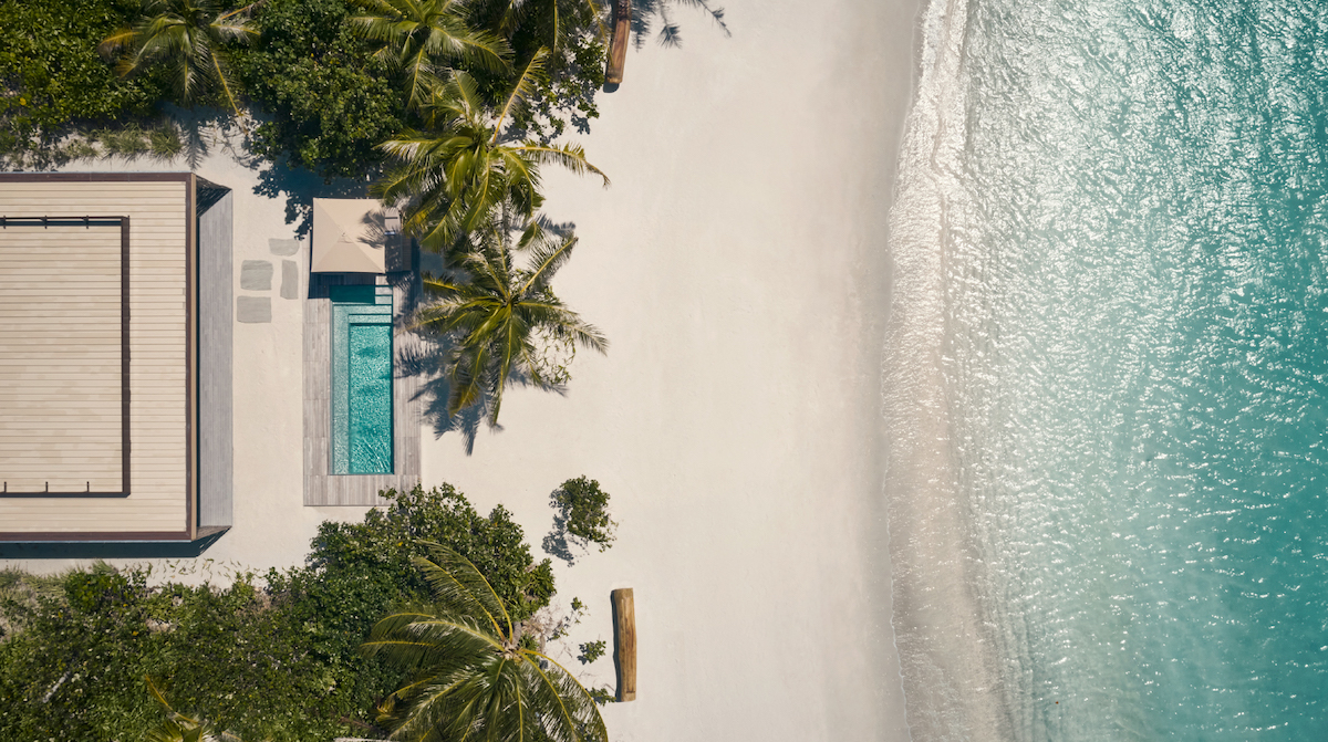 Aerial image of Patina Maldives