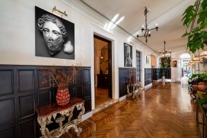 Mimmo Jodice photography on the walls at Grand Hotel Timeo