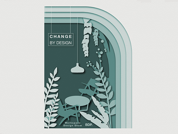 Change by Design concept at Workspace Design show by BDP