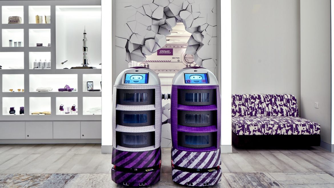 signature robotic concierge from YOTEL