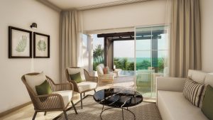 renovated suite at Grand Palladium Jamaica Resort & Spa with private pool and seafront views
