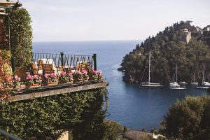 view from the terrace at Splendido, A Belmond Hotel, Portofino