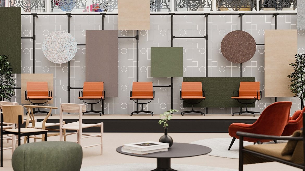 Workpace Design Show platform Talks Lounge by TFP