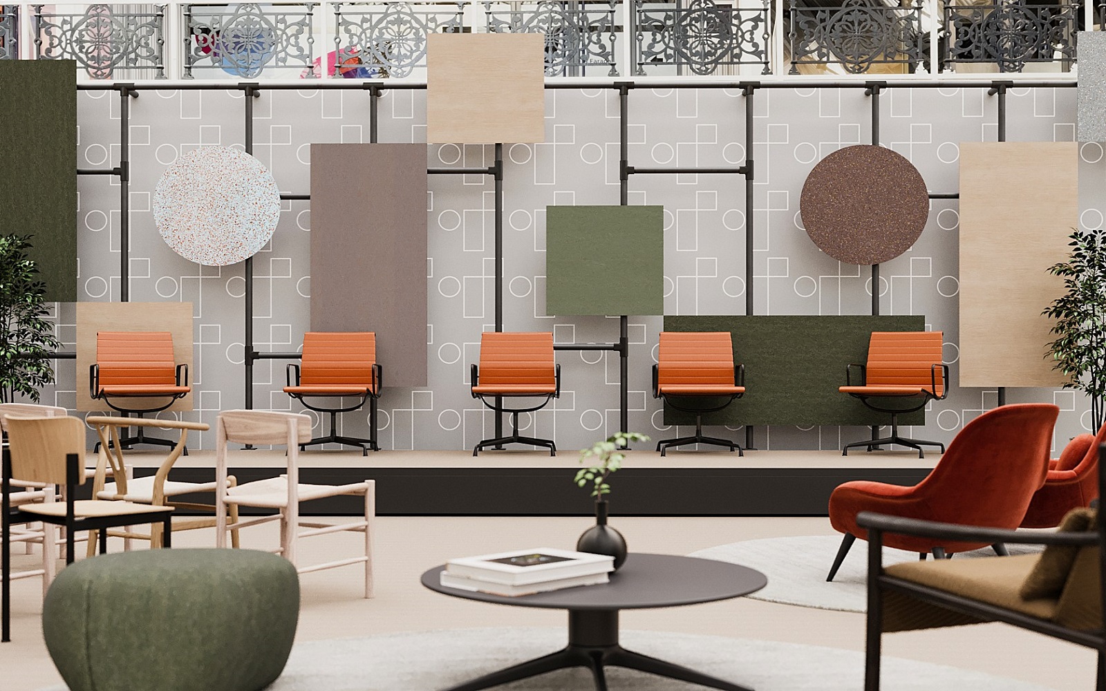 Workpace Design Show platform Talks Lounge by TFP