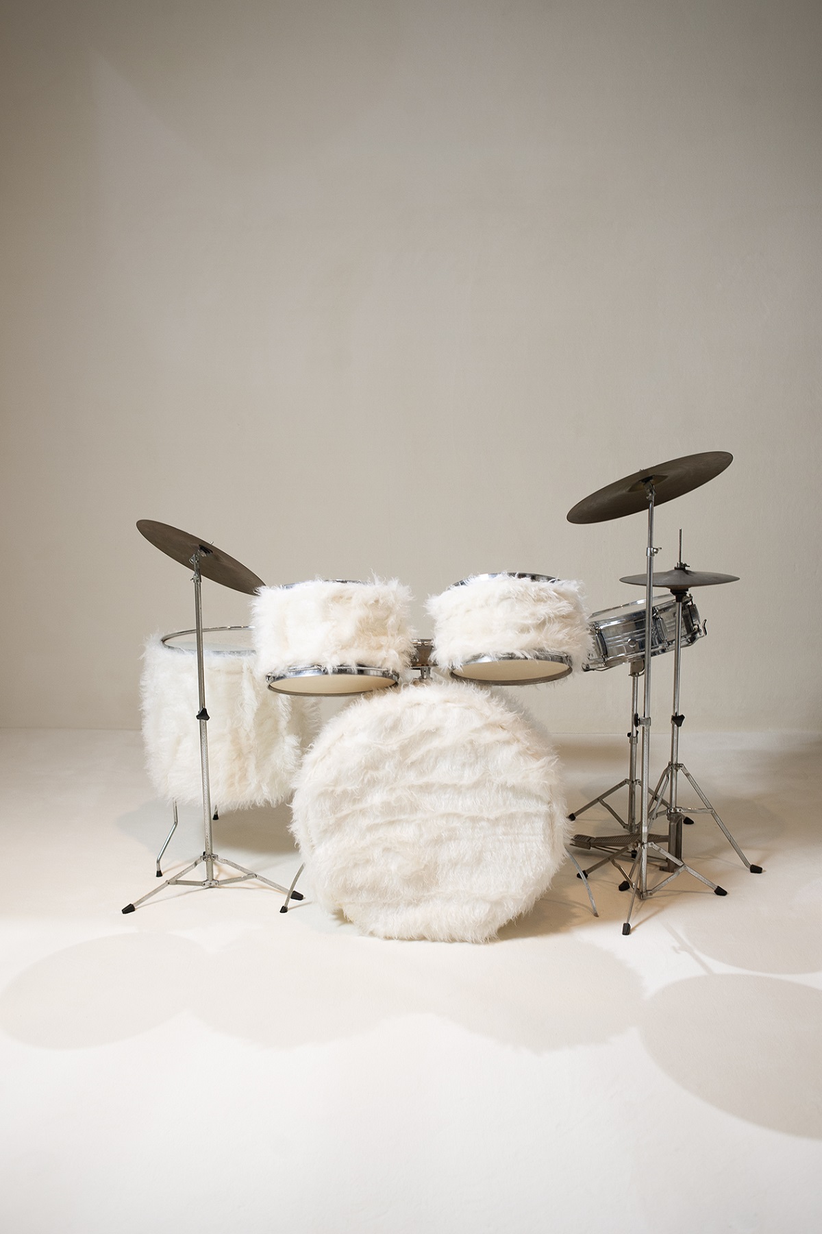 drum set in dedar fabric