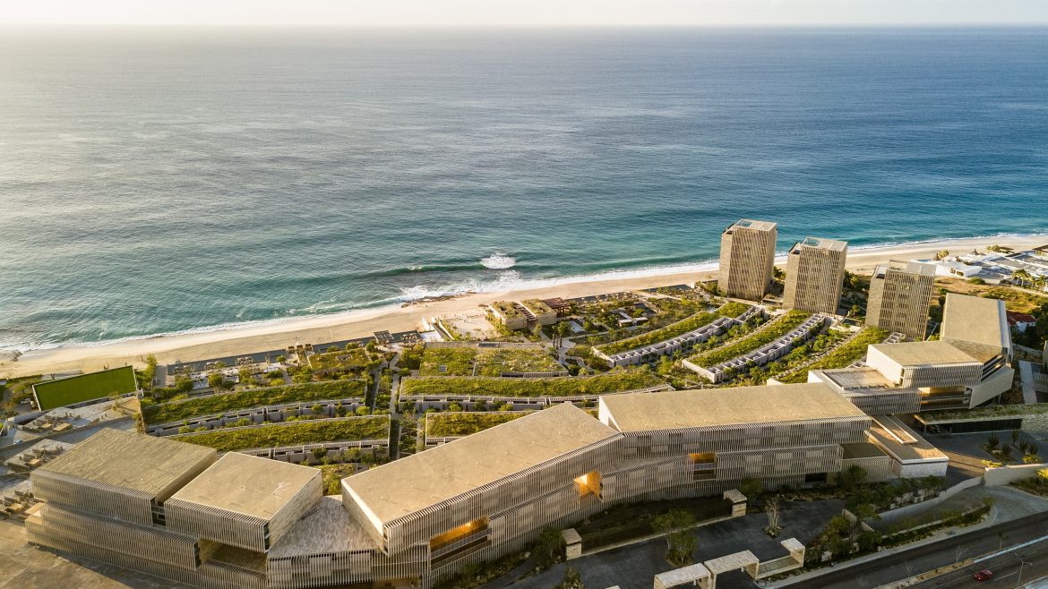 aerial view of solaz Los Cabos The Luxury Collection Hotels & Resorts, Marriott Bonvoy