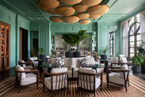 The Silver Palm Bar at the Ritz Carlton Gran Cayman